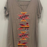 Judith March  Gray Embroidered Women's dress Photo 0