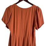Baltic Born  Maxi Dress XL‎ Burnt Orange Flutter Sleeve Tiered Boho Chic Prairie Photo 3