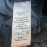 Quince  Navy Wide Leg Pull On Pants Elastic Waist Pockets Size Medium Minimalist Photo 3