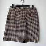 Esprit  Brown Plaid Mini Skirt 6 Photo 3