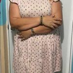 Spring floral Print Tunic Dress short ruffle sleeves soft and cute 🥰 Size 2X Photo 4