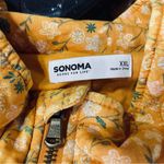 Sonoma Women’s  Goods For Life Mustard Yellow Floral Quilted Print Jacket XXL‎ Photo 6
