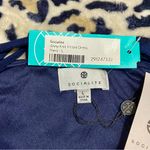 Socialite NWT!  navy blue fitted midi , L Photo 5