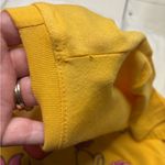 Disney Winnie the Pooh & Piglet Size XL Yellow Embroidered Graphic  Crop Tee New Photo 4