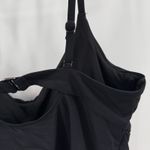 Athleta  Villa Tankini Top Size 34 B/C Black Bra Cup Swim Removable Bra Pads Photo 9