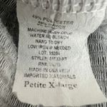 Tiffany & Grey Short Sleeve Ribbed Gray Top Women's Size XL Petite Photo 8