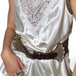 Women's Gold and Cream Belt Photo 3