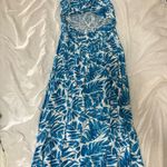 Blue Patterned Summer Dress Photo 1