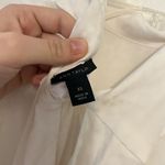 Ann Taylor Women's Long Sleeve Collar/Tie Cheetah Print White Size XS Blouse Photo 6