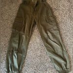Pull & Bear  fasten tab cargo pants in khaki Photo 1
