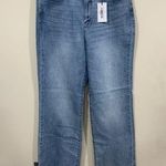 Judy Blue NWT  Women's High Waisted Straight Leg Jeans Medium Blue size 13 / 31 W Photo 0