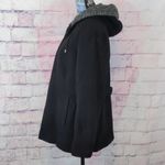 Fleet Street  wool black coat size medium Photo 2