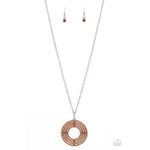 Paparazzi High Value Target Brown Necklace (94) Photo 1