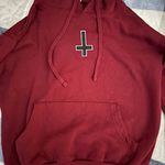 Mall Goth Hoodie Red Size M Photo 0