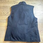 EP Pro Golf Vest Sleeveless Snap Button Up Black Gingham Lined Medium Photo 3