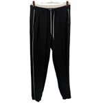 Athleta  Colorblocked Brooklyn Jogger Pants Black White‎ 2 Photo 2