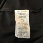 Cyrus Womens Black Long Sleeve Top With Eyelet Cutout Detail Size L Photo 3