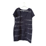 Women's INC International Concepts Black Dress with White Lace 16W Photo 1