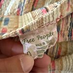 Free People  circle skirt cotton Striped A line cottage core boho S/M 28” waist Photo 3