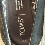 Toms Black High Heel Peep Toe Wedges Sandals Size 8 Photo 8