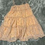 Aeropostale  Floral Mini Dress in Orange and Cream Photo 0