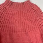 Anthropologie size XS Pink Ribbed Knit long sleeve sweater cable casual Photo 6