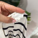 Caslon  wool blend striped long sleeve vneck top Photo 5