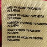 Pilcro  v neck waffle knit ruffled raspberry pink top slouchy Medium Photo 8