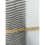 Tahari 100% Linen Dress Women S Blue White Relaxed Coastal Beachy Resort Cruise Photo 7