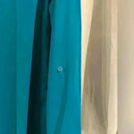 Women’s Teal Chic Blouse Blue Size 1X Photo 1