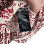 Lulus  Women’s Strapless Paisley Elastic Blouse in White/Pink Size S Photo 6