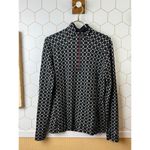 Smartwool  Merino Wool Long Sleeve Top Quarter Zip Patterned Layer - Size - Large Photo 5