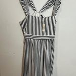 Madewell NWT - Striped Ruffle-Strap Empire Dress Mini Sundress Casual Summer Date Photo 4