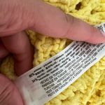 ZARA NWT Pom Pom Knit Yellow Cropped Sweater Sz S Photo 7