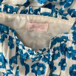 Pink Lily  Blue Floral Maxi Dress Size small Photo 7