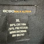 BCBGMAXAZRIA XL Womens Black Terry Cloth Oversized Cover Up Swim Beach Travel Photo 2