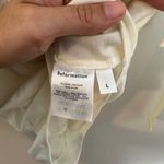 Reformation NWT - Marsala Ivory Bodysuit Ribbon Tie Romantic Girly Photo 6