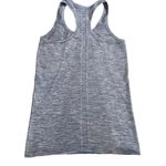Lululemon Swiftly Tech Racerback Tank Size 4 Light Gray Marl Fitted Sporty Gym Photo 2