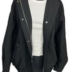 ZARA NWT *Flawed Woman’s Flap Baggy Bomber Jacket Size Medium Streetwear Photo 6