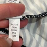 Athleta  Montauk Black & White Stripe Tankini Swim Top size Small Photo 8