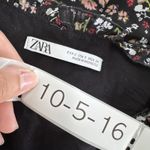 ZARA  Dress Womens Small Floral V Neck Short Sleeve Empire‎ Waist A Line Boho Photo 2