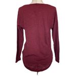 Chaser  Maroon Casual Long Sleeve T Shirt Size Small Relaxed Fit Photo 2
