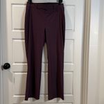 Spanx  Sunshine Kick Flare Pants in Geo Scape Orange Wine Maroon large tall Photo 1