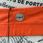 Gigo Active Brazil halter sports bra in orange white and yellow size S small NWT Photo 4