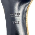 Gucci Y2K vintage Karung PVC Block Heel Neutral Slide Sandals tan size 7.5 Photo 11