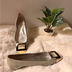 Roger Vivier Silver and Black Flats Green Size 10 Photo 7