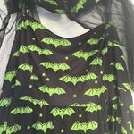 Rosegal Bat Halloween Pin Up Goth Dress Black/Green Plus Sz 5X Black Photo 3