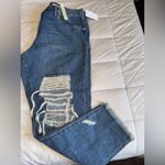 BLANK NYC  Distressed Blue Straight Leg Jeans Photo 6
