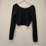 Lululemon  Arise Cropped Long Sleeve Black PTP 17" Photo 2
