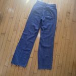 ZARA  Purple Wide Leg Denim Jeans Size 4 Photo 5